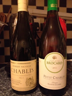 Chablis and a Take-away! A Blogger Challenge