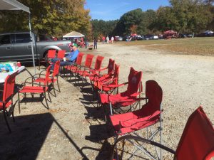 Tailgate party seating 