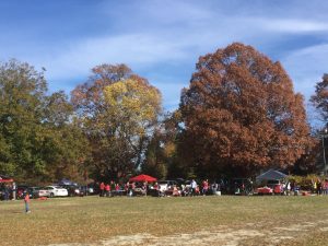 Tailgate party crowd