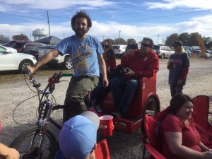 Tailgate party taxi
