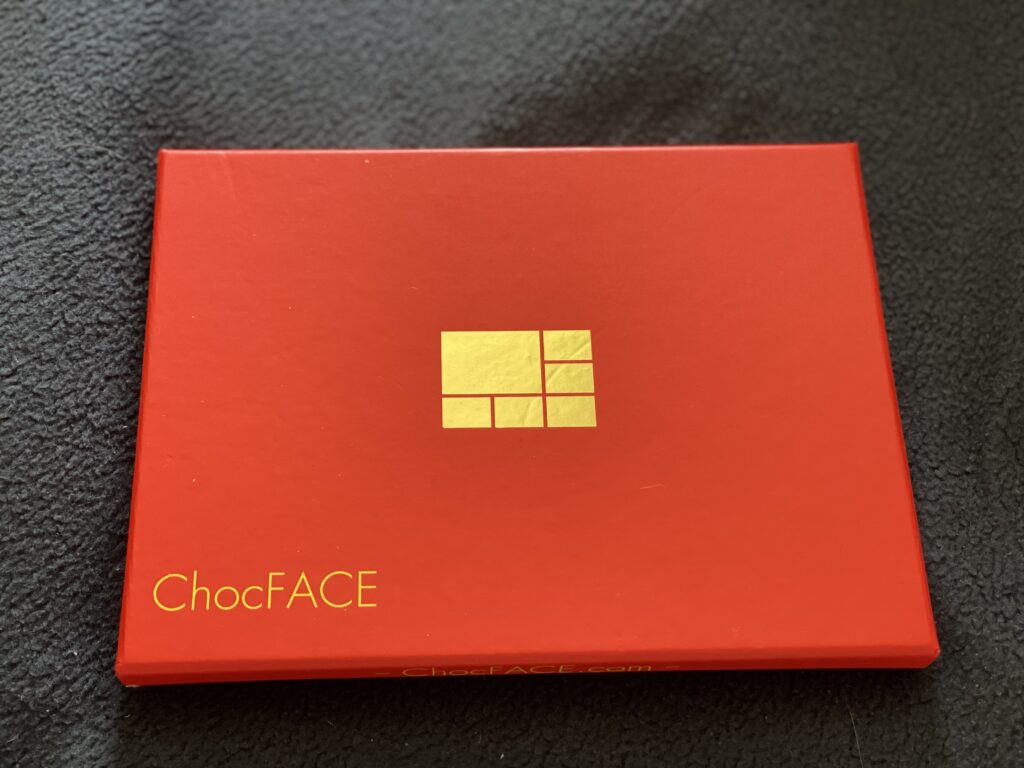 Beautiful red box with gold design