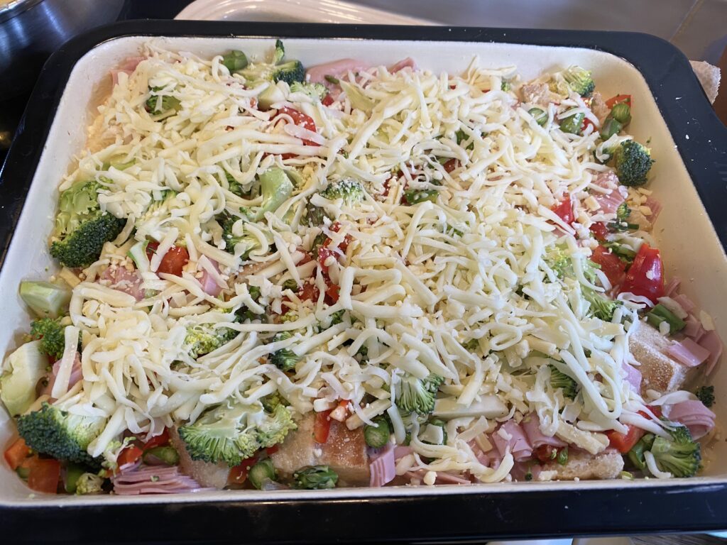 Ready for the oven