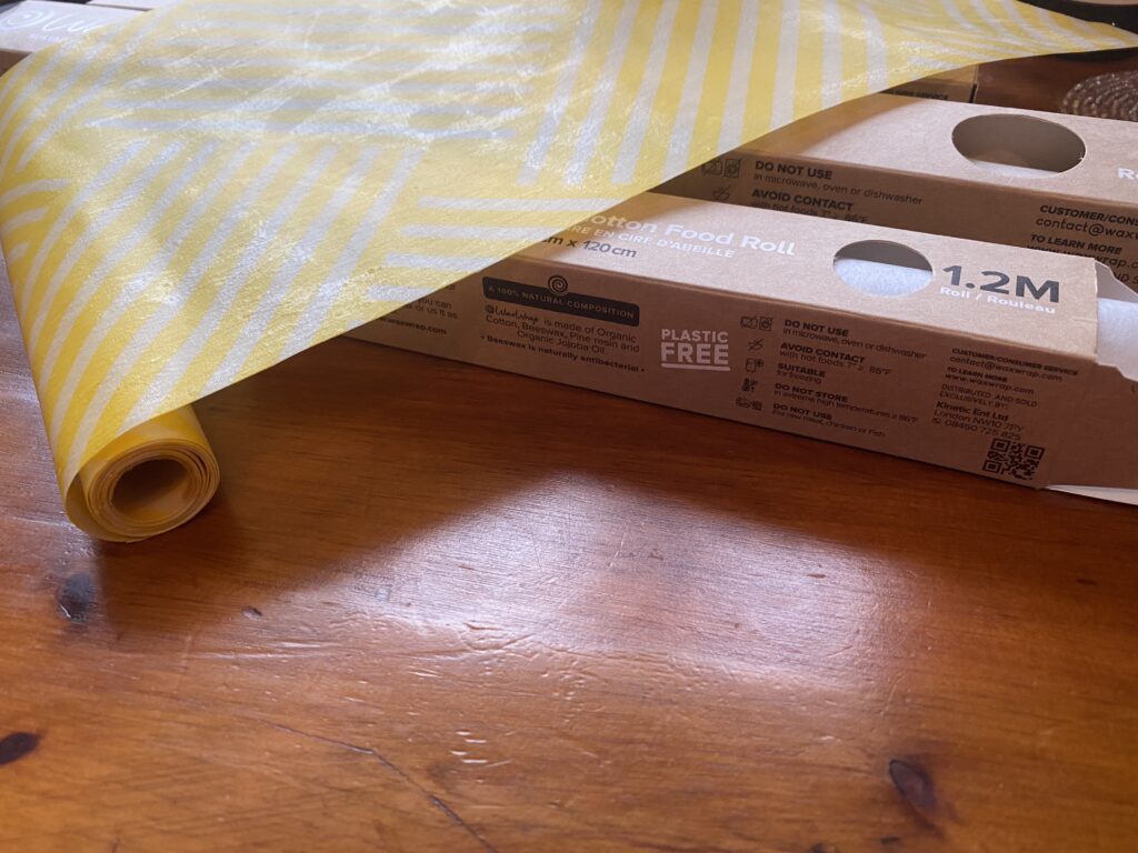a look at the roll of wax wrap