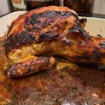 Crispy Brown Roast Chicken
