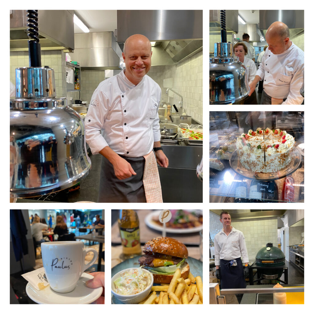 Photos of Chef Paulus and his canteen style restaurant